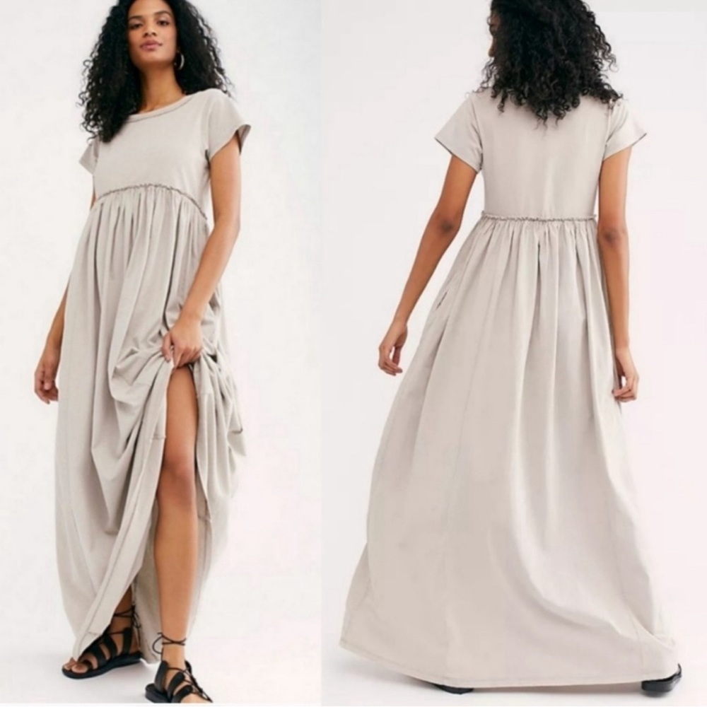 Free People Crew Neck Carissa Maxi Dress